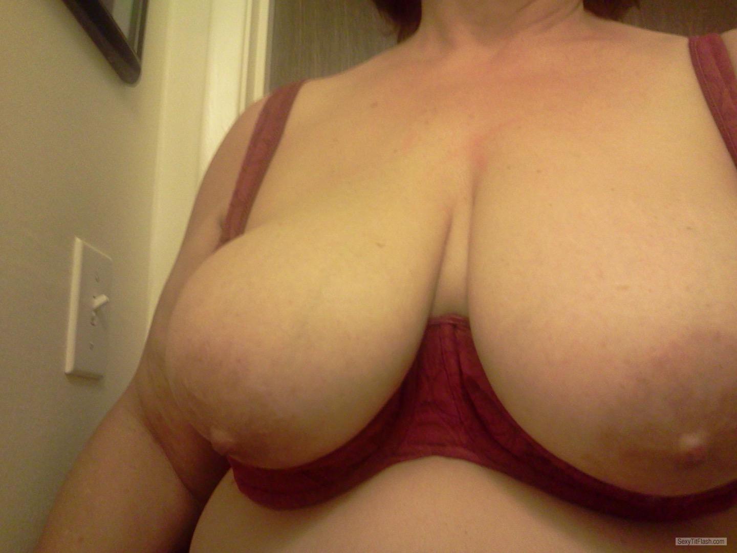 Tit Flash: My Very Big Tits - Hot Wife from United States